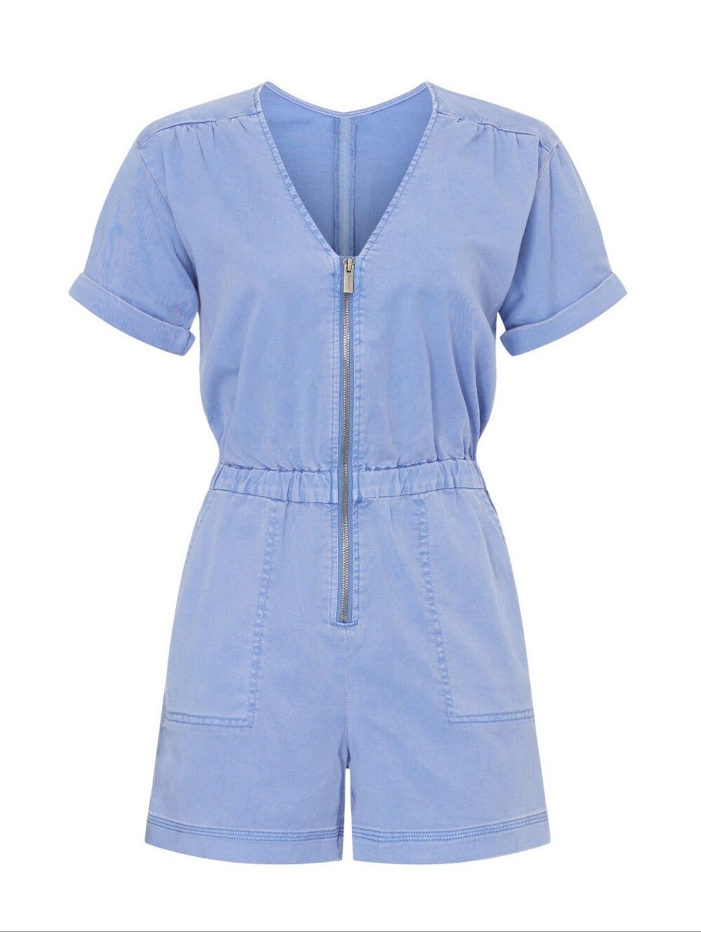 Splendid Emerson Romper Short Sleeves V-Neck Size XS